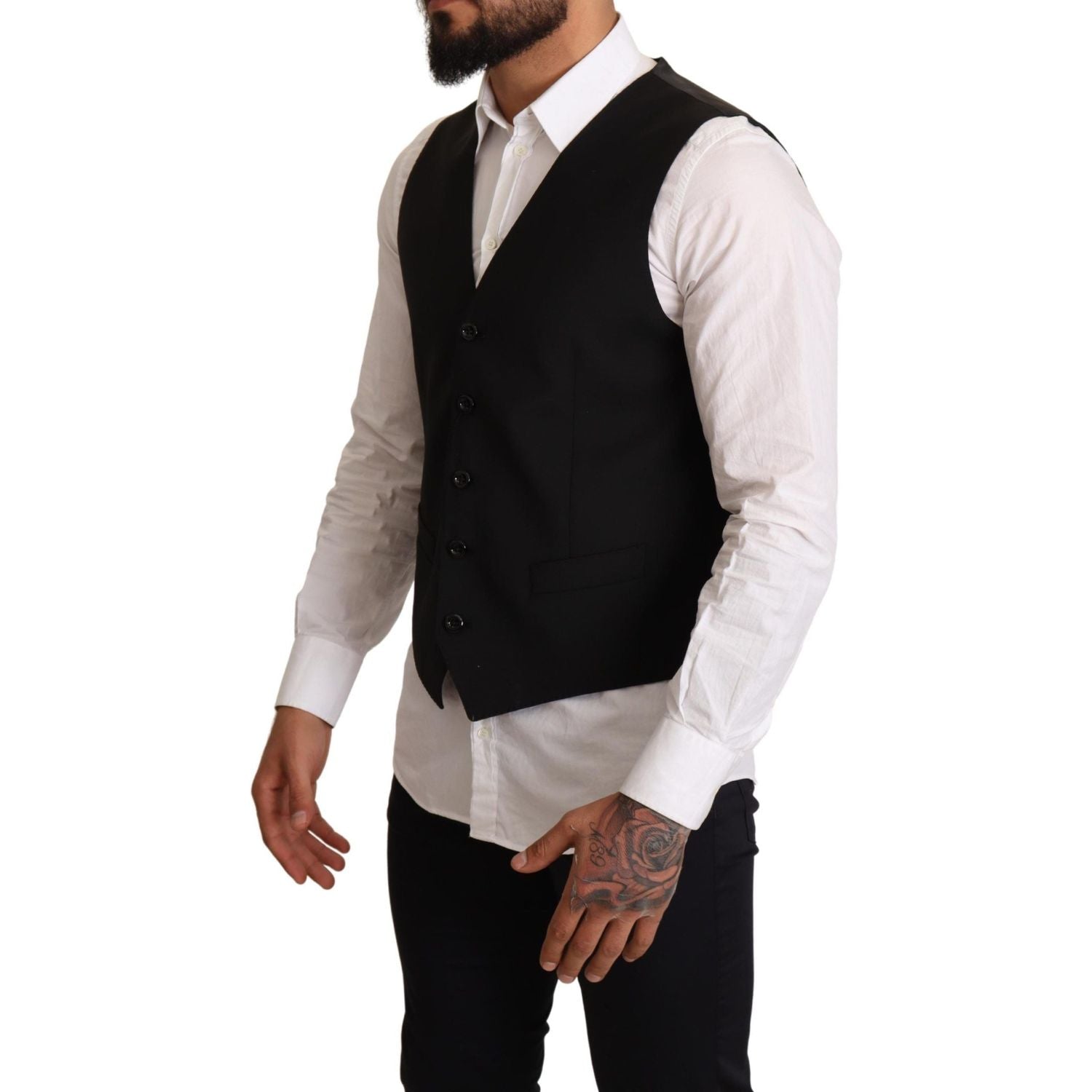 优雅黑色礼服背心