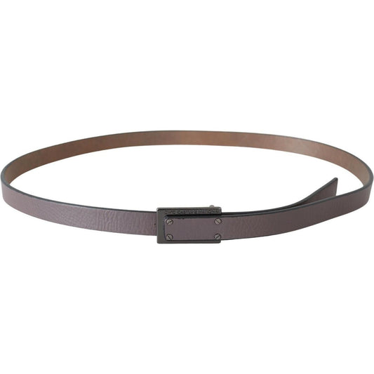 Costume National Elegant Brown Leather Fashion Belt Costume National