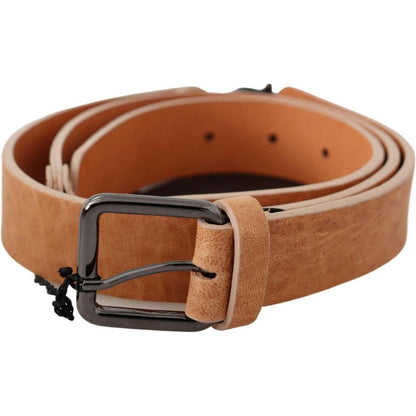 Costume National Light Brown Genuine Leather Belt