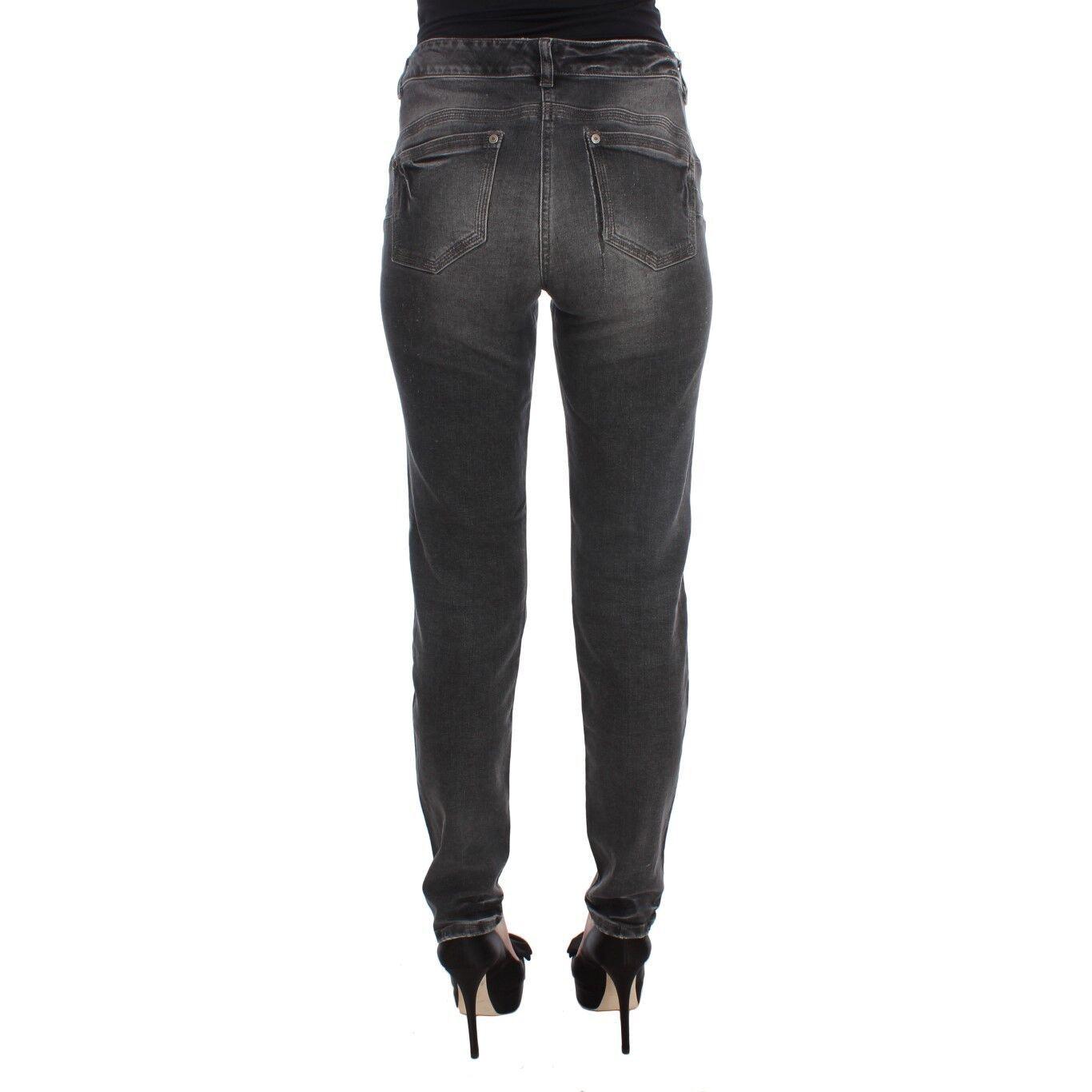 Ermanno Scervino Elegant Gray Regular Fit Jeans Jeans & Pants Ermanno Scervino