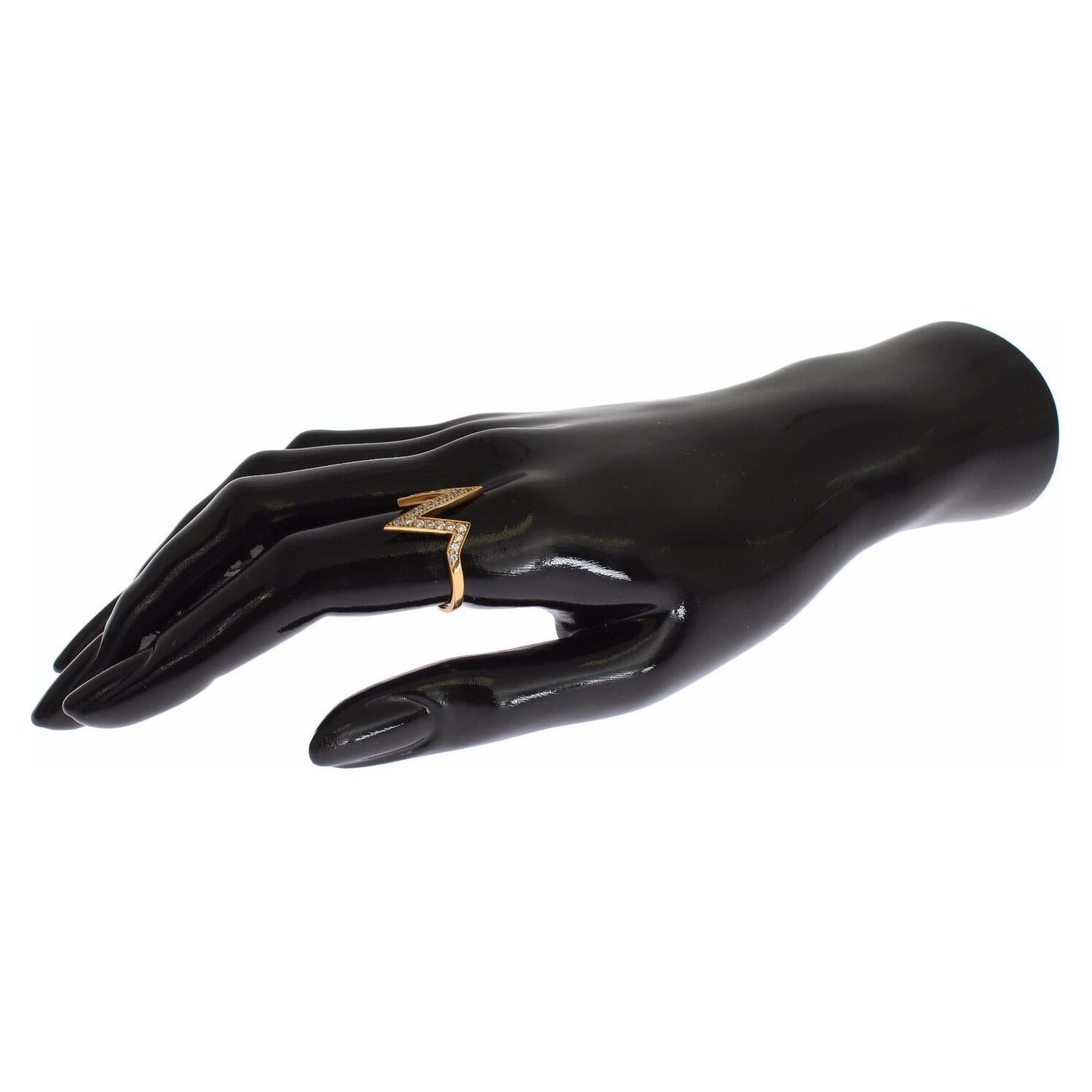 خاتم نيالايا الرائع المصنوع من الفضة الإسترلينية المطلية بالذهب