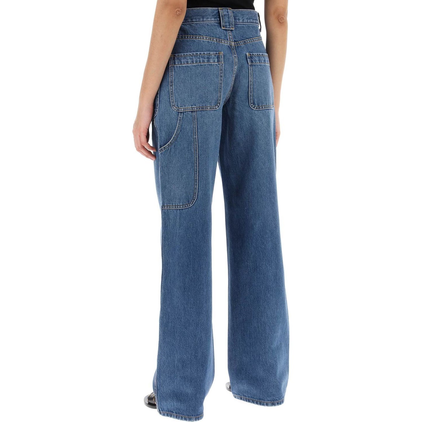 Tory Burch high-waisted cargo style jeans in Jeans Tory Burch