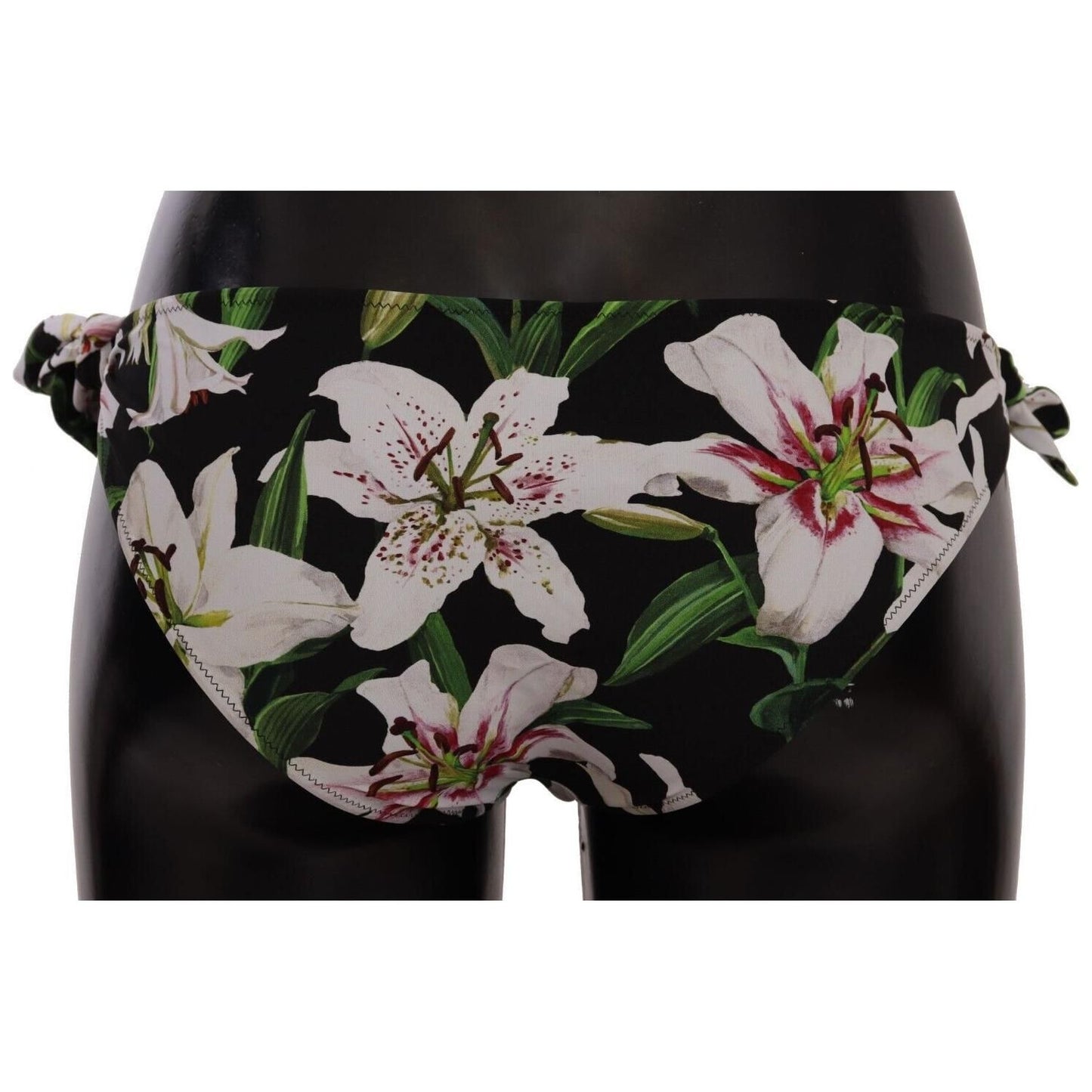 Dolce & Gabbana Elegant Lily-Print Bikini Bottom WOMAN SWIMWEAR Dolce & Gabbana