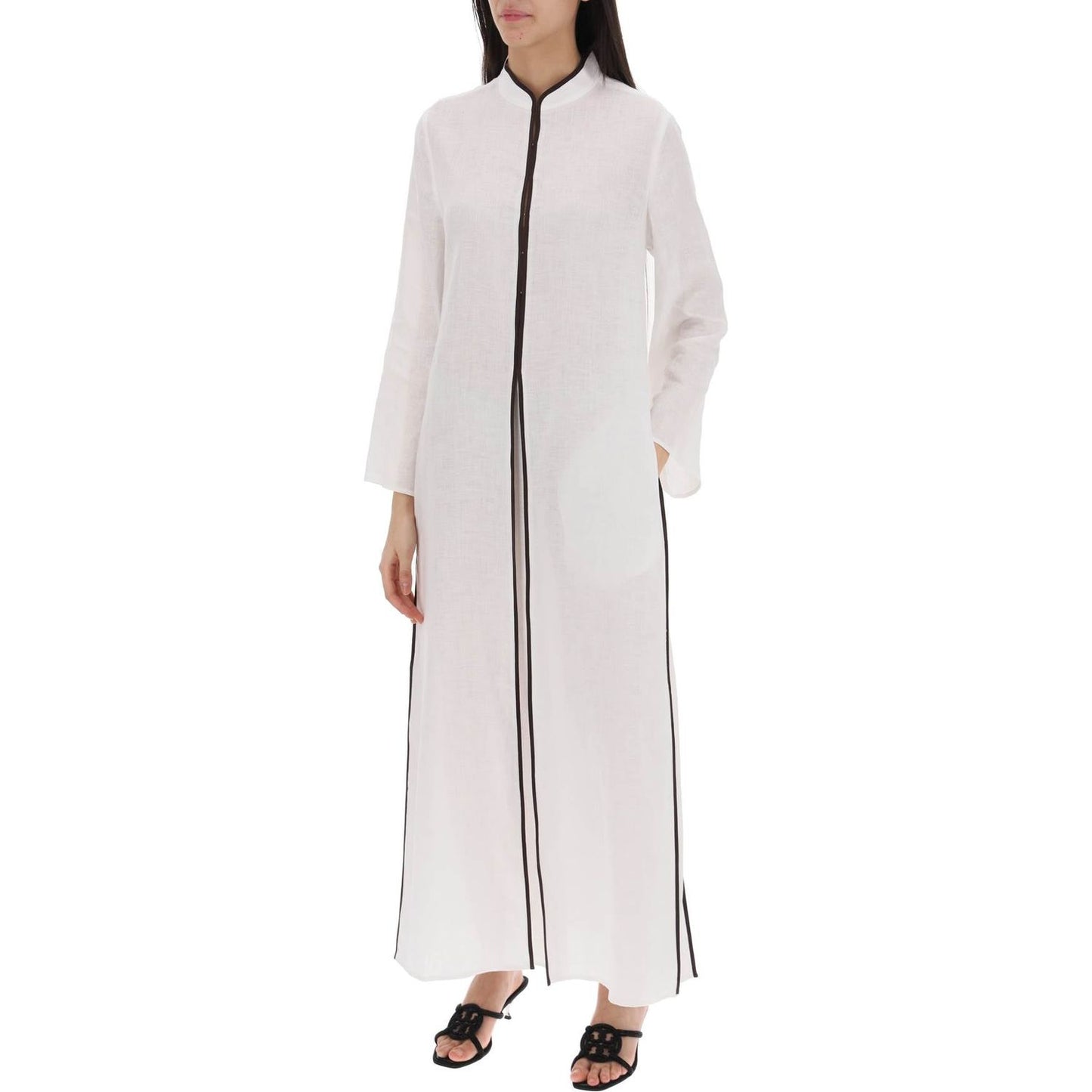 Tory Burch long linen caftan dress Dresses Tory Burch