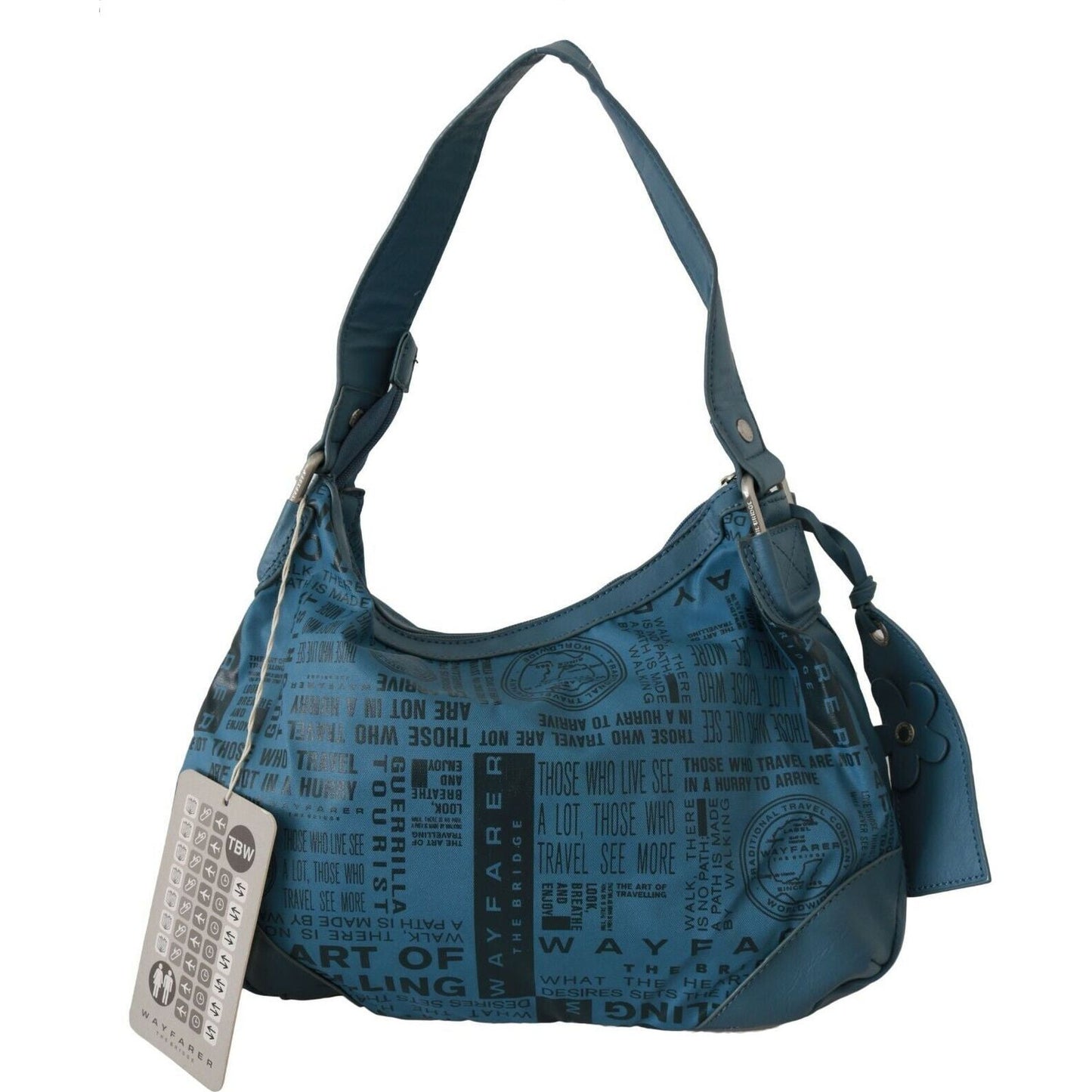 WAYFARER Shoulder Handbag Printed Purse Women Blue