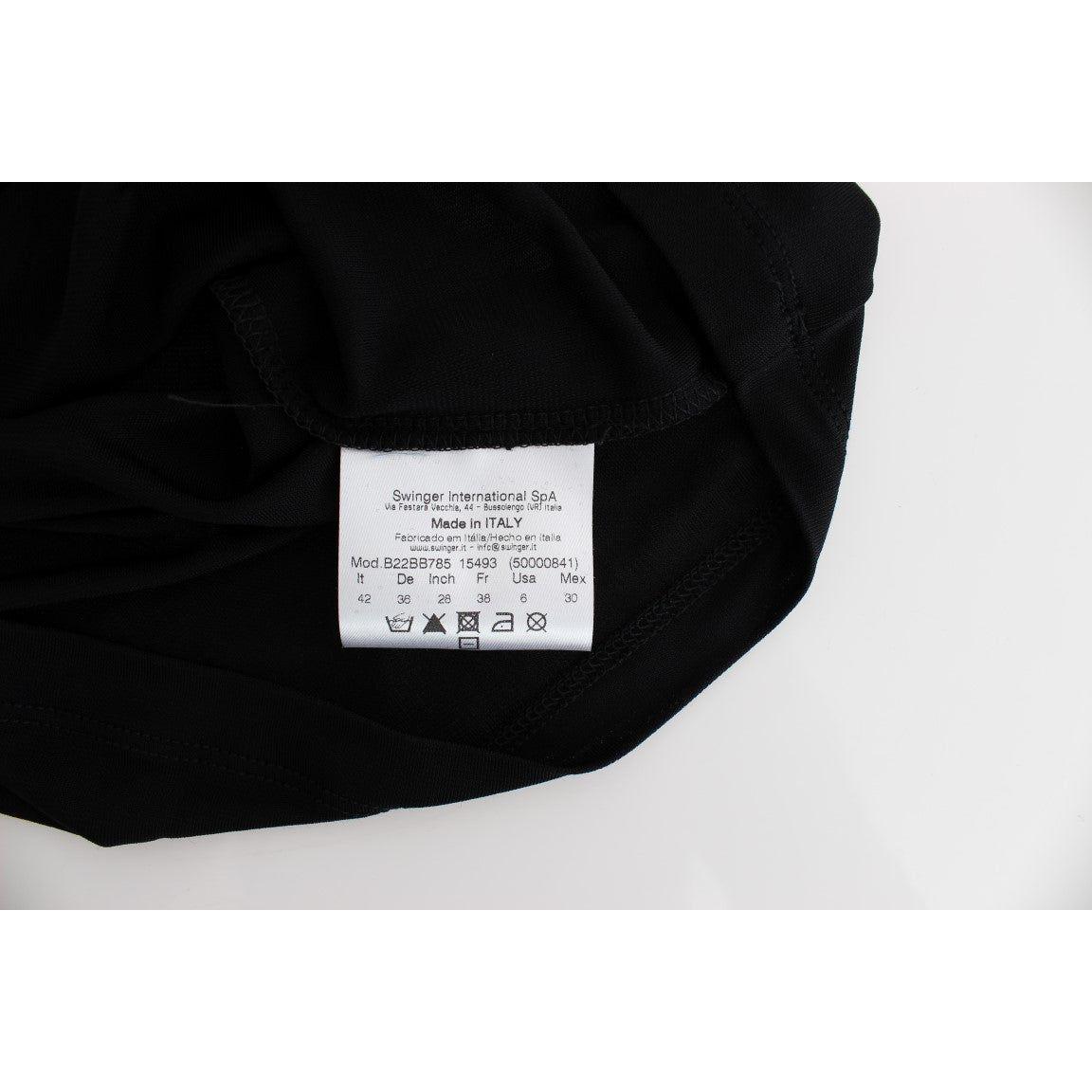 优雅垂坠领口无袖连衣裙