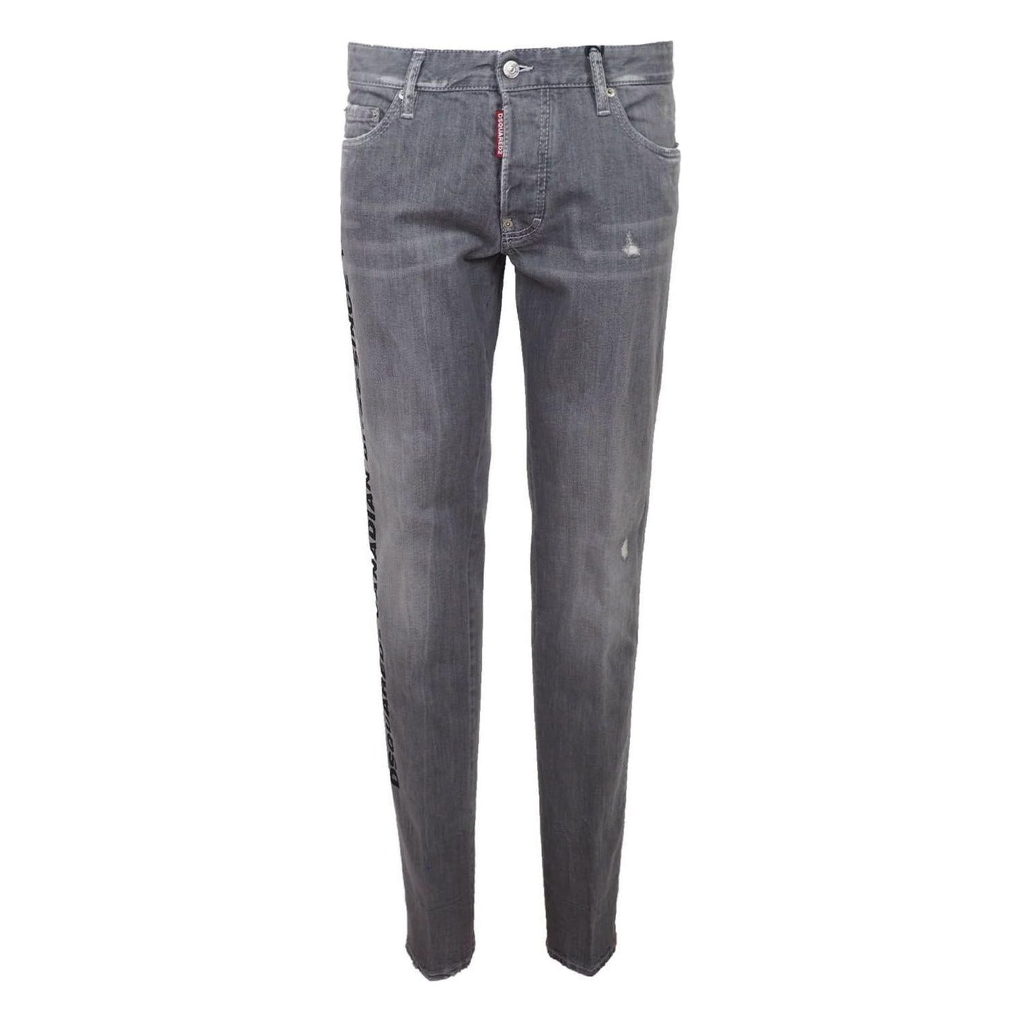 Dsquared² Gray Cotton Stretch Men Jeans Dsquared²