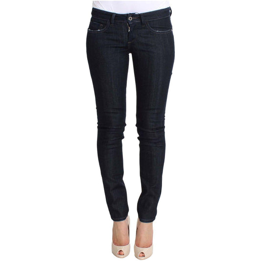 Costume National Chic Slim Fit Skinny Blue Jeans Costume National