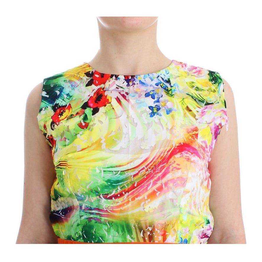 Lanre Da Silva Ajayi Multicolor Organza Sheath Dress