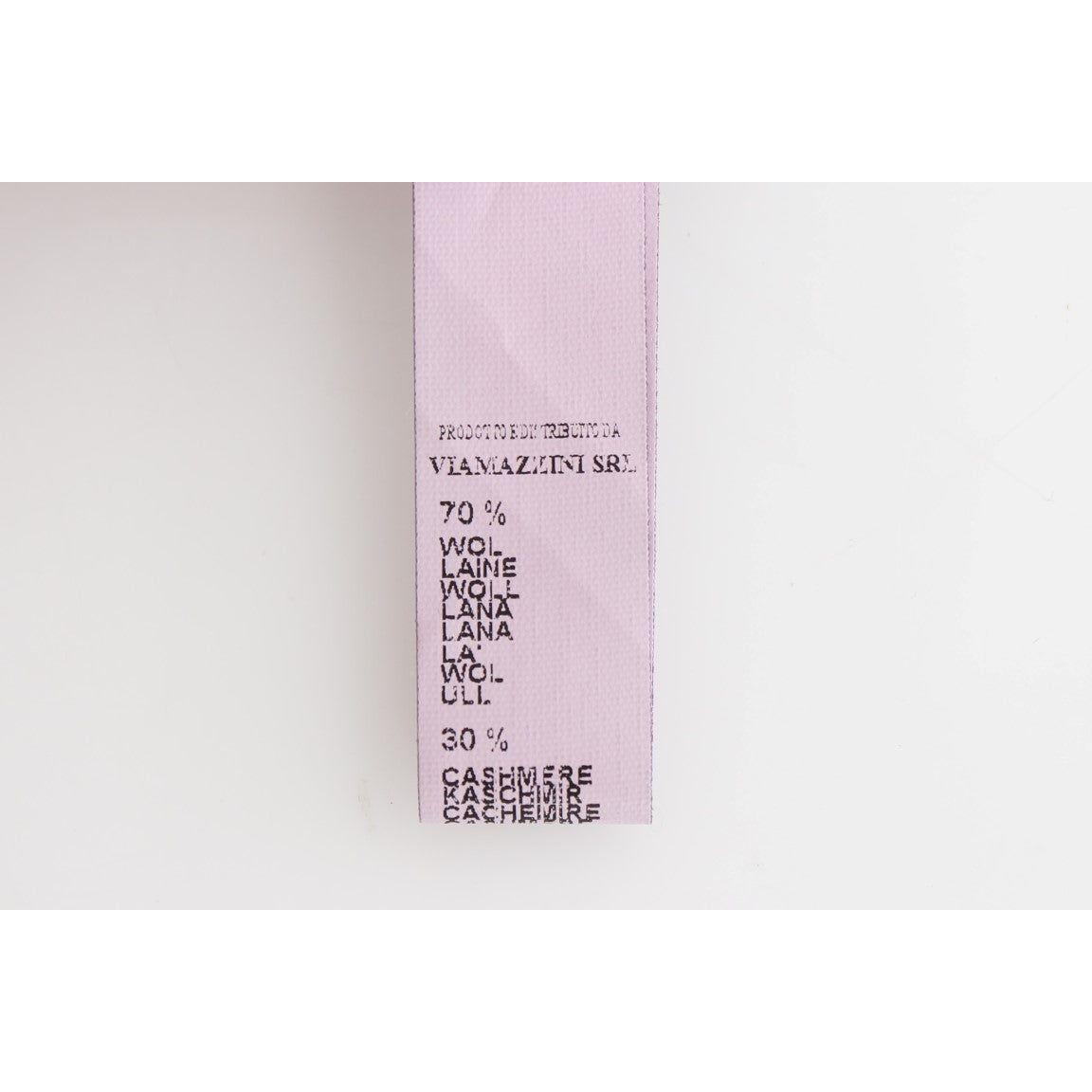 时尚短款黑色羊毛羊绒毛衣