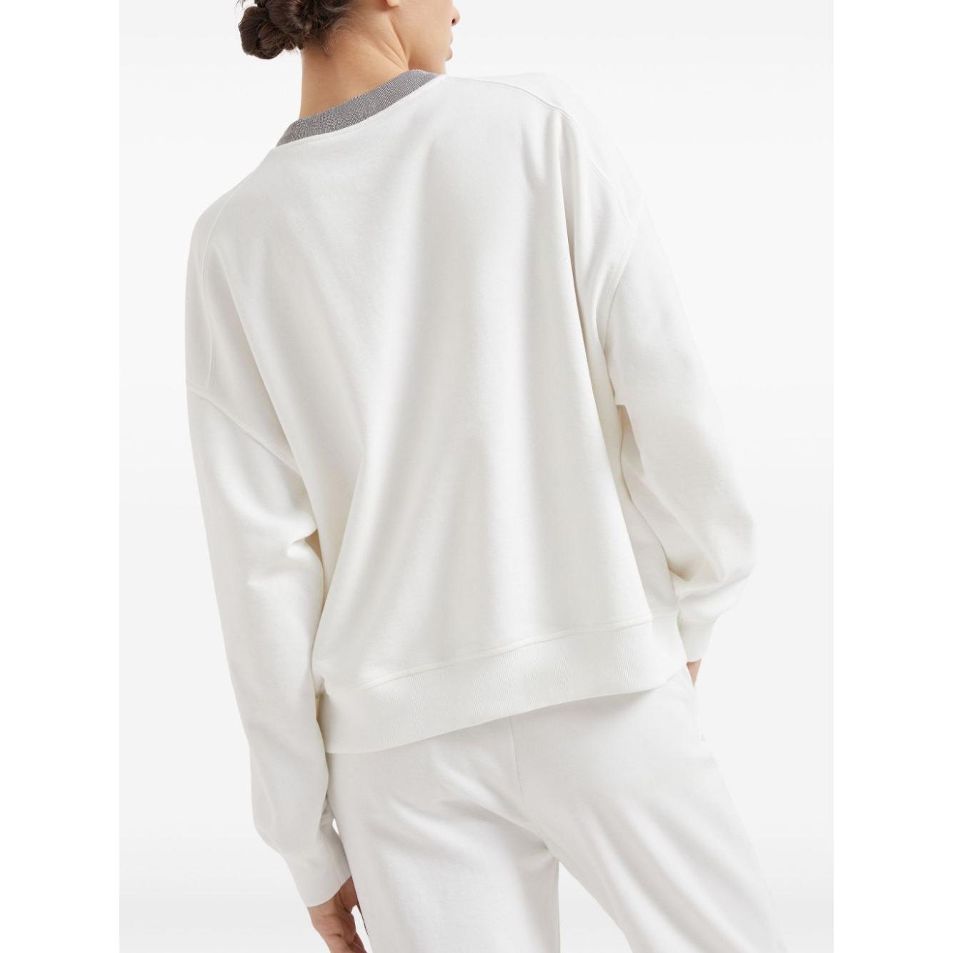 Brunello Cucinelli Sweaters White Topwear Brunello Cucinelli