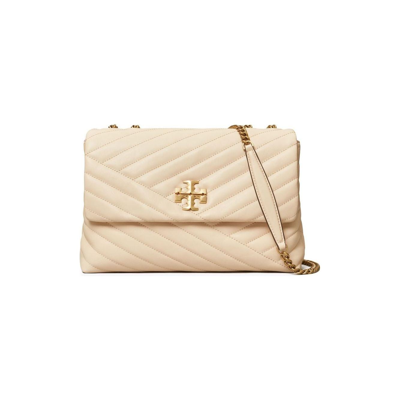 Tory Burch cream white leather quilted finish Bag Shoulder Tory Burch