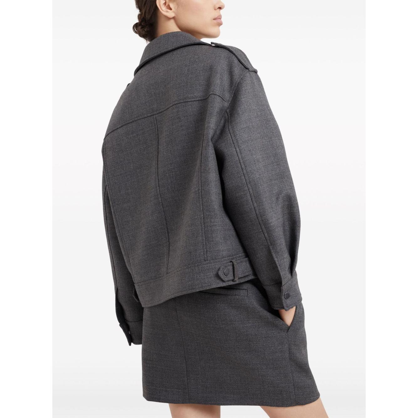 Brunello Cucinelli Jackets Grey Jackets Brunello Cucinelli