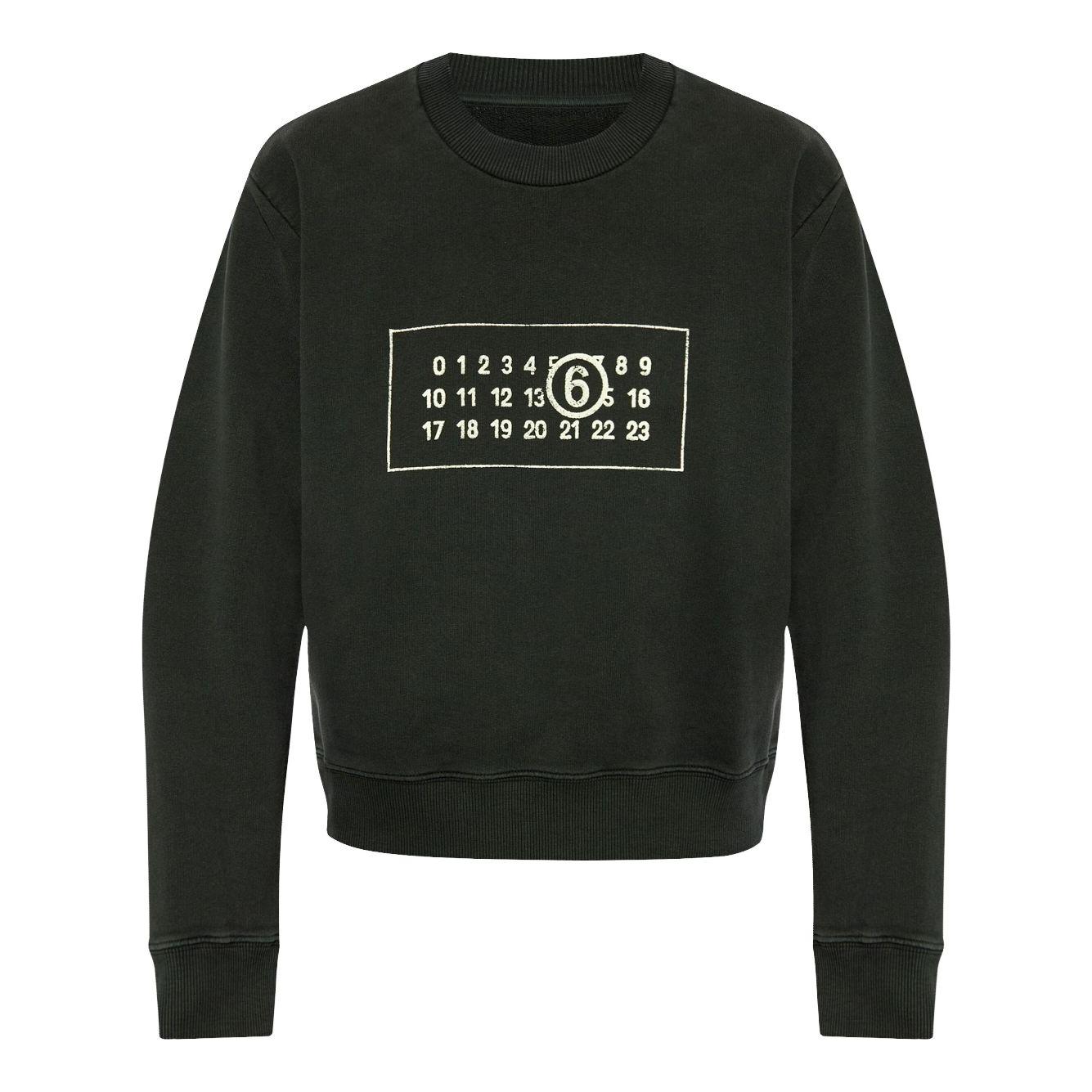 MM6 Maison Margiela Sweaters Black Topwear MM6 Maison Margiela