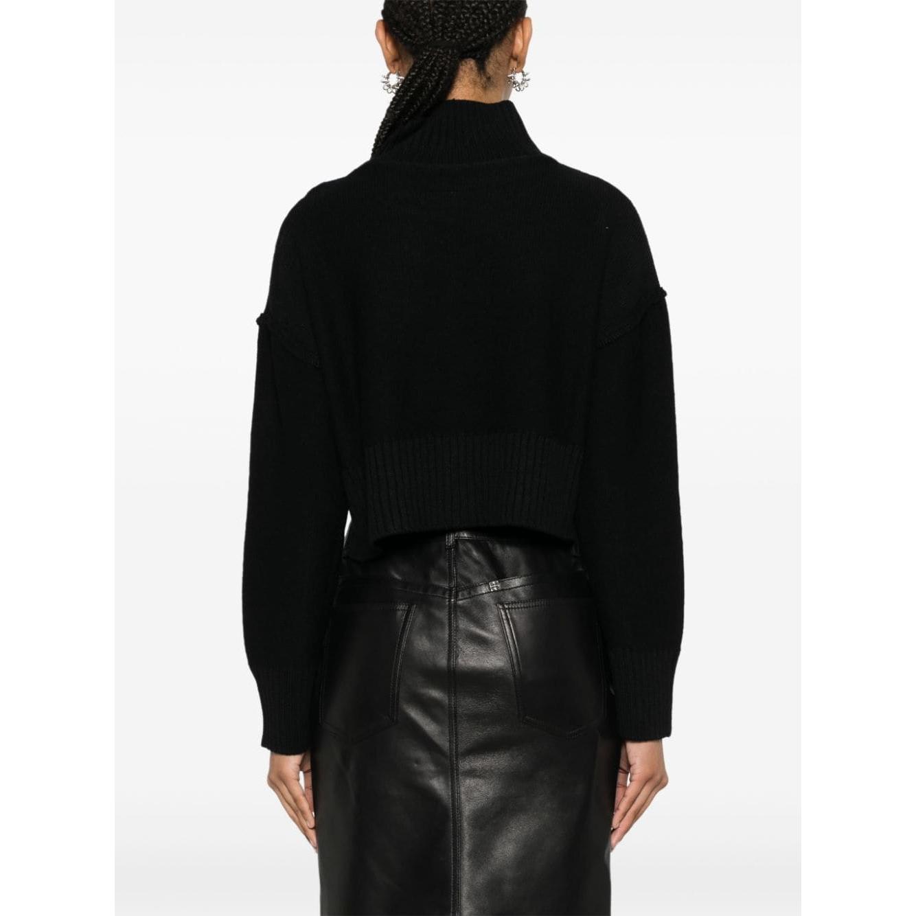 MM6 Maison Margiela Sweaters Black Topwear MM6 Maison Margiela