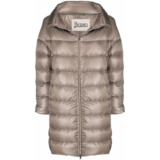 Herno Coats Dove Grey Jackets Herno