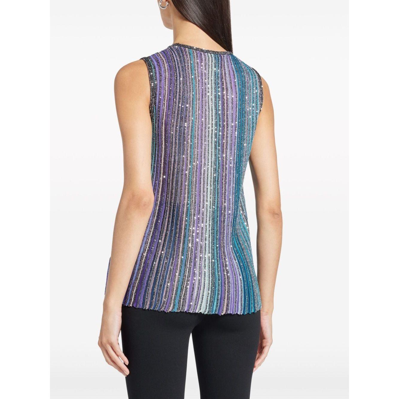 Missoni Top Clear Blue Topwear Missoni