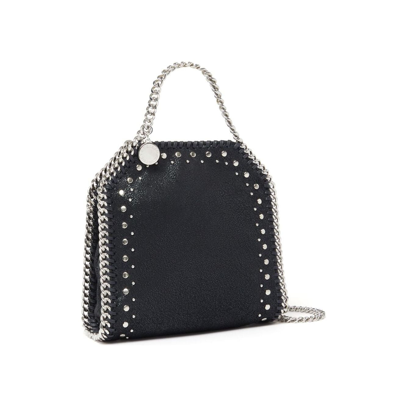 Stella McCartney black faux leather pebbled Bag Shoulder Stella McCartney