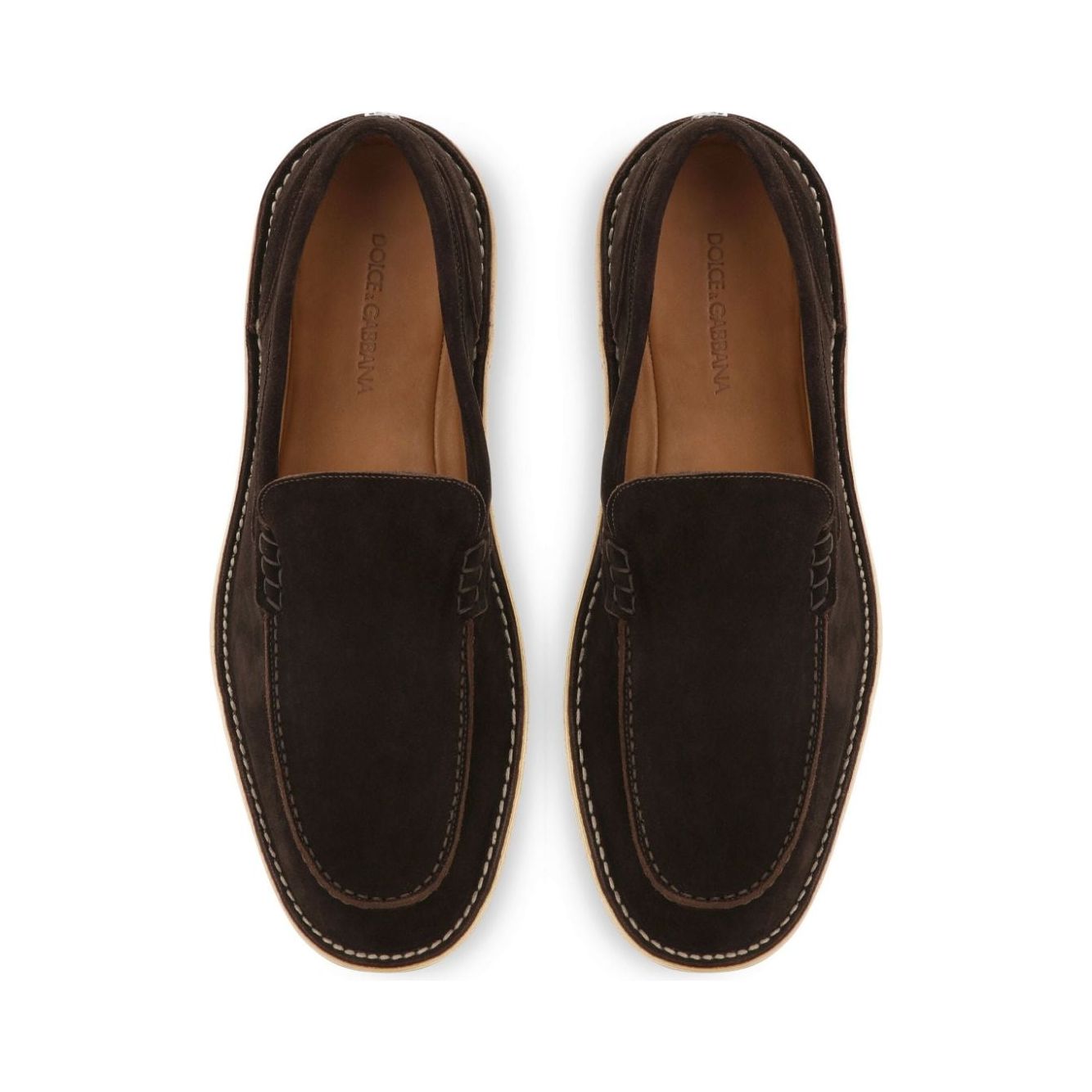 Dolce & Gabbana Flat shoes Brown Moccasins Dolce & Gabbana