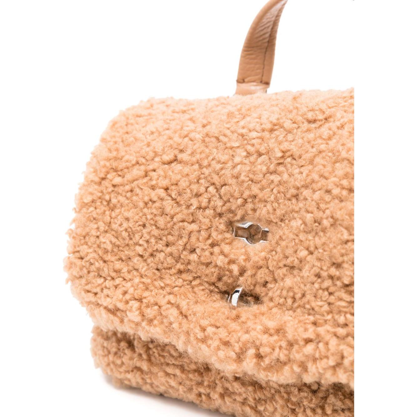 Zanellato camel brown faux shearling Bag Handbag Zanellato