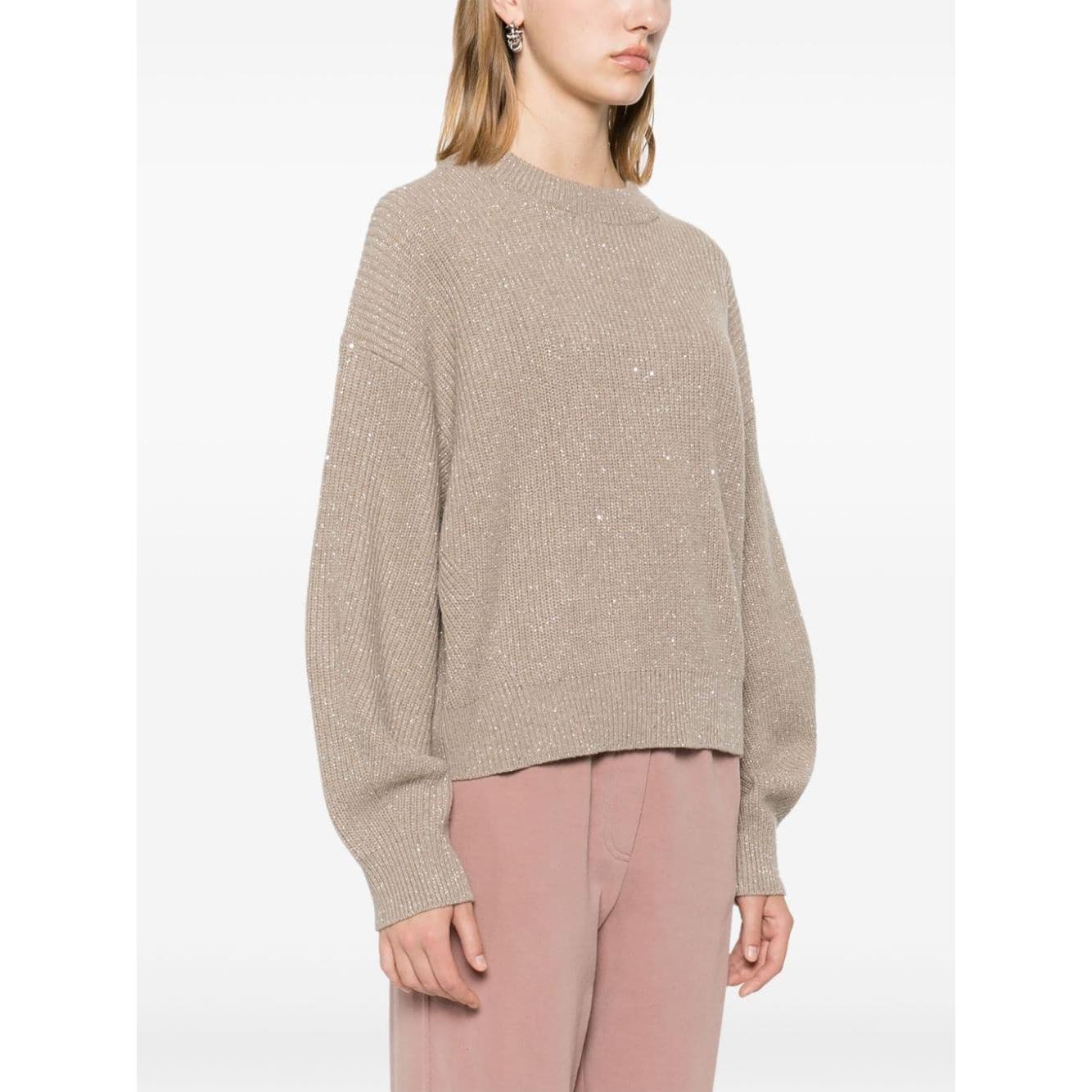 Brunello Cucinelli Sweaters Beige Topwear Brunello Cucinelli