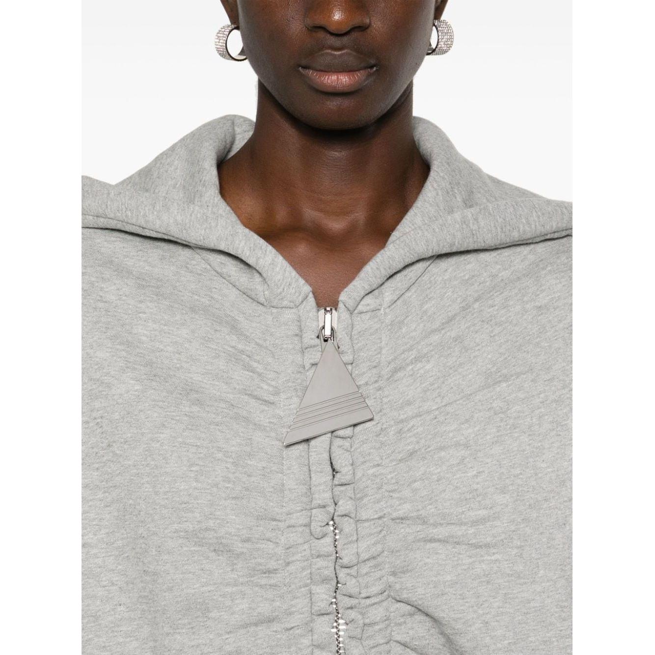 The Attico Sweaters Grey Topwear The Attico