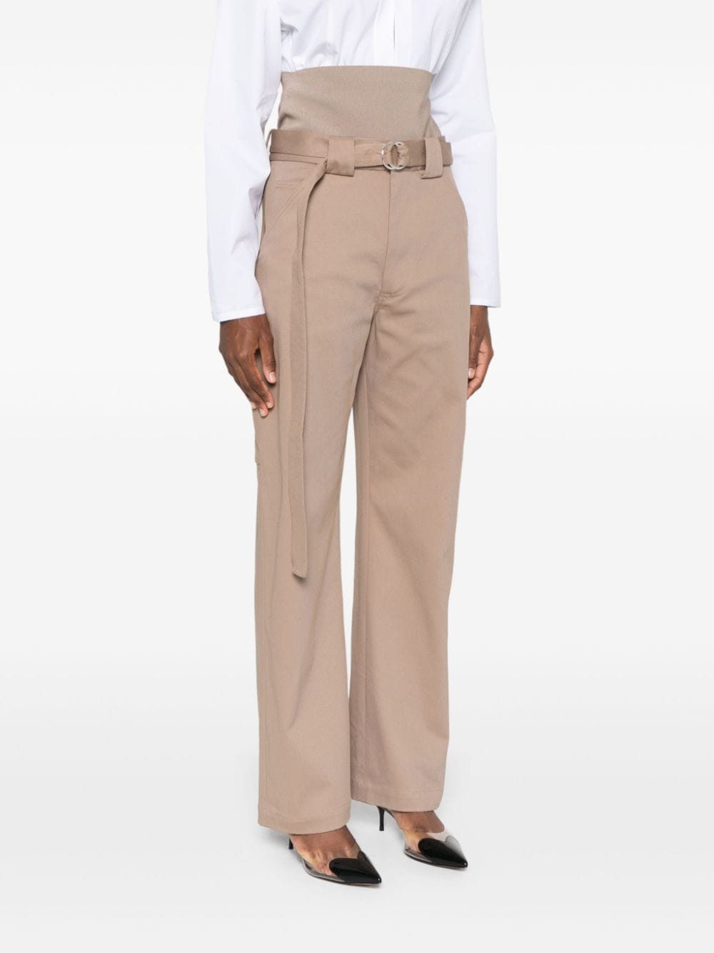 Alaia Trousers Beige Trousers Alaia