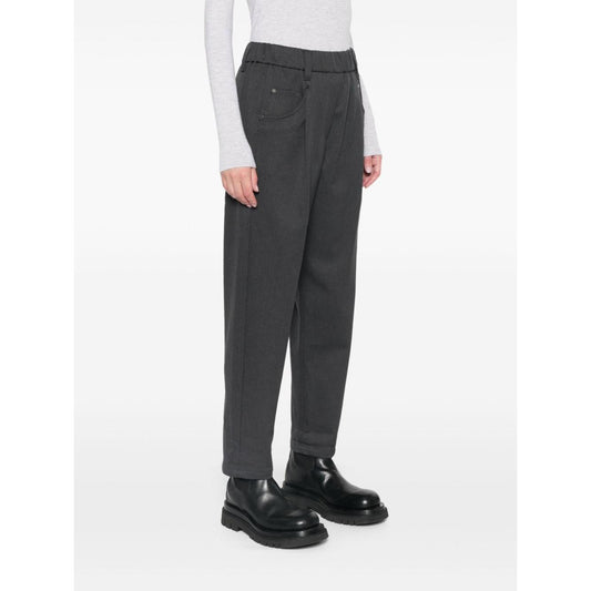 Brunello Cucinelli Trousers Grey Trousers Brunello Cucinelli