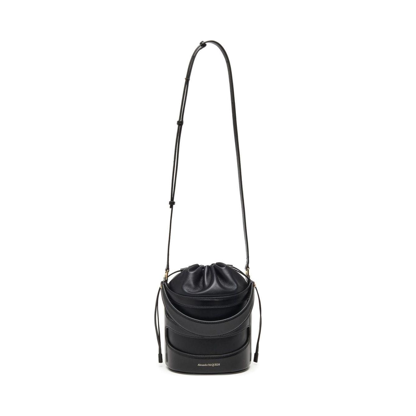 Alexander McQueen caged design nappa leather Bucket Bag Shoulder Alexander Mcqueen