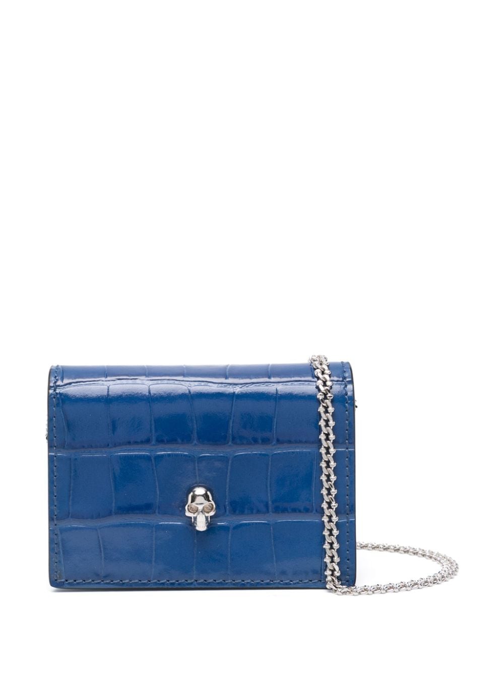 Alexander McQueen Wallets Blue Wallets Alexander Mcqueen