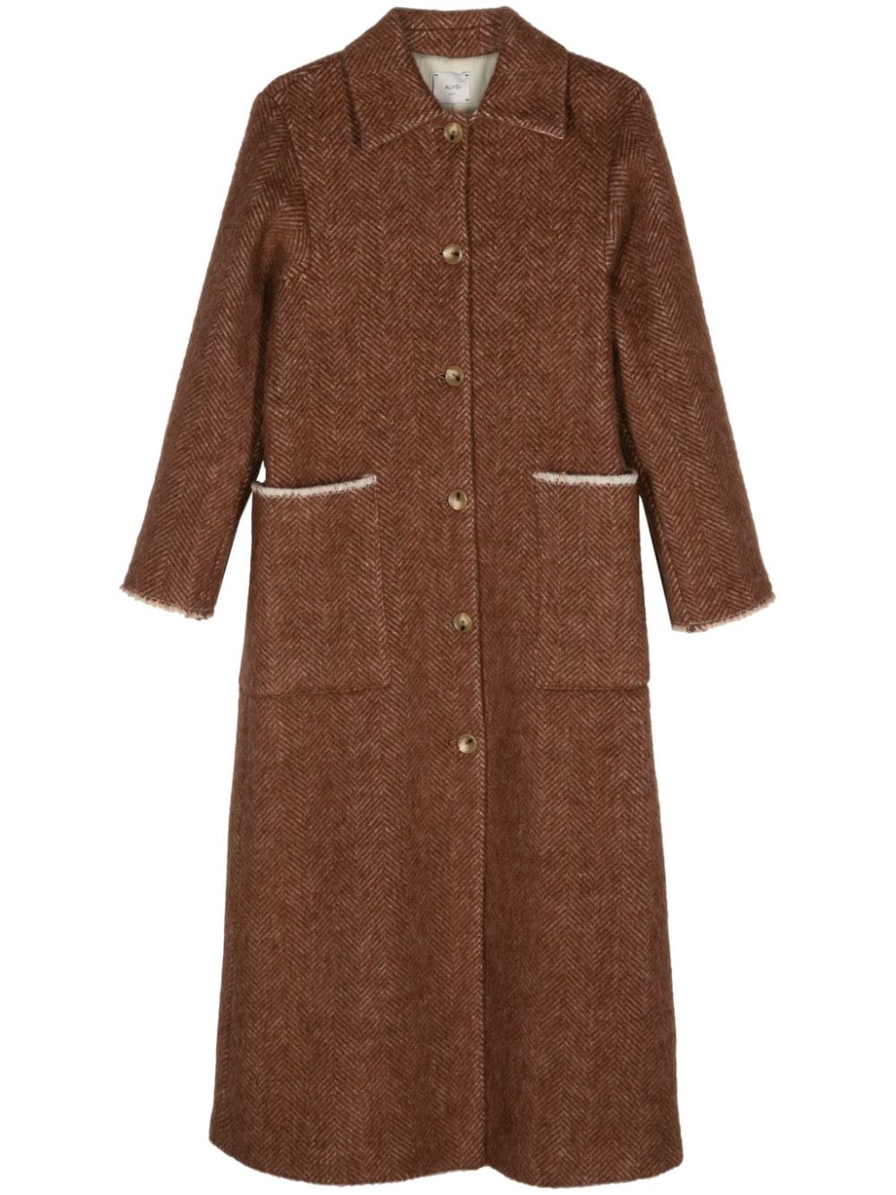 Alysi Coats Brown Jackets Alysi