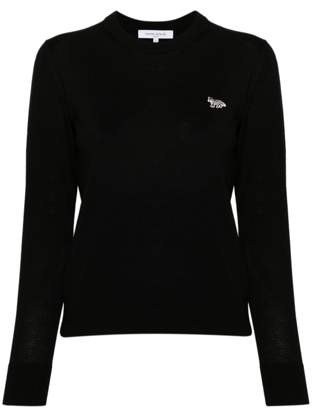 MAISON KITSUNE' Sweaters Black Topwear Maison Kitsune'