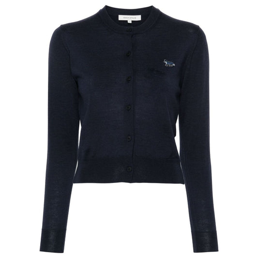 MAISON KITSUNE' Sweaters Blue Topwear Maison Kitsune'