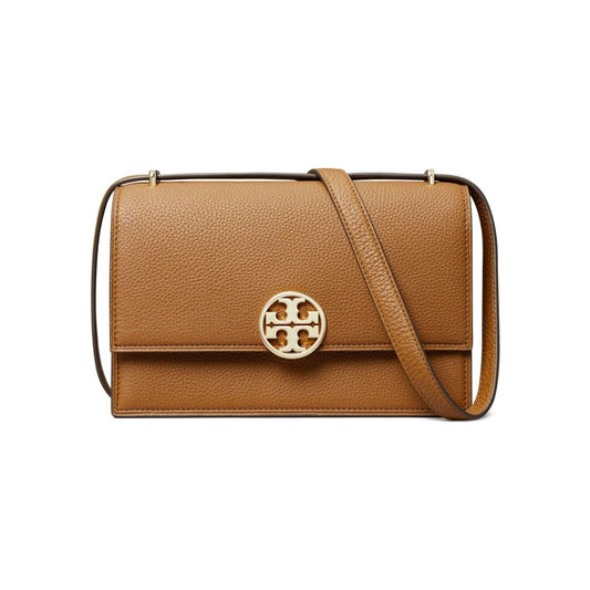 Tory Burchbrown leather grained texture Bag Shoulder Tory Burch