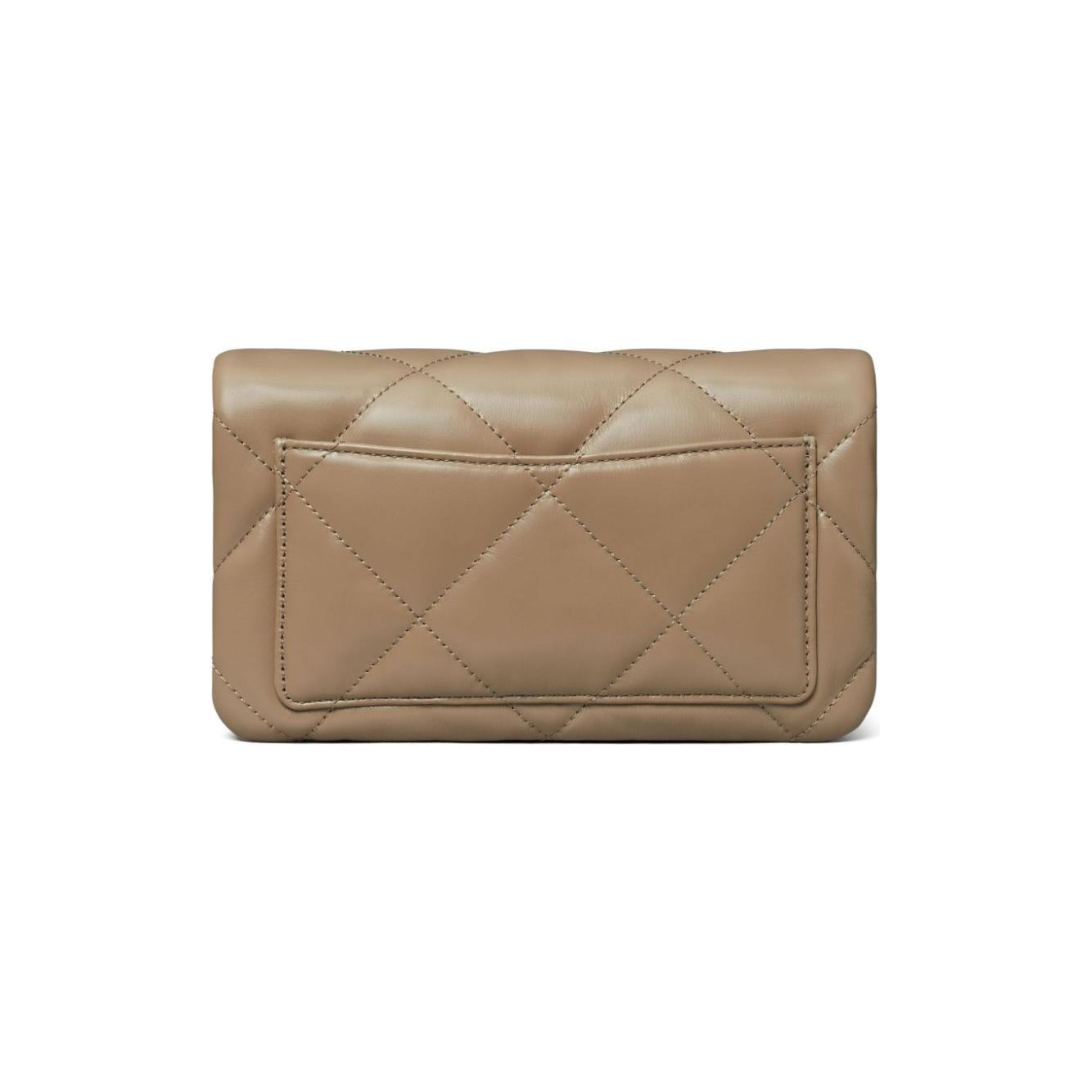 Tory Burch brown nappa leather quilted Bag Clutches Tory Burch