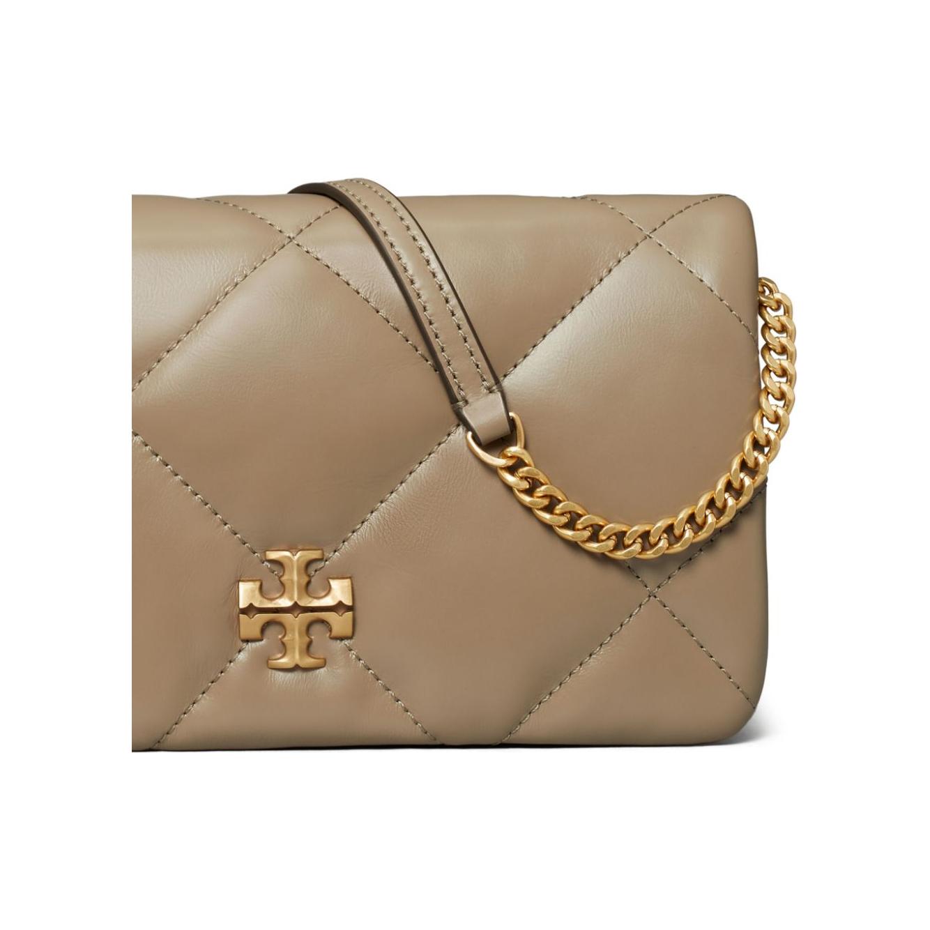 Tory Burch brown nappa leather quilted Bag Clutches Tory Burch