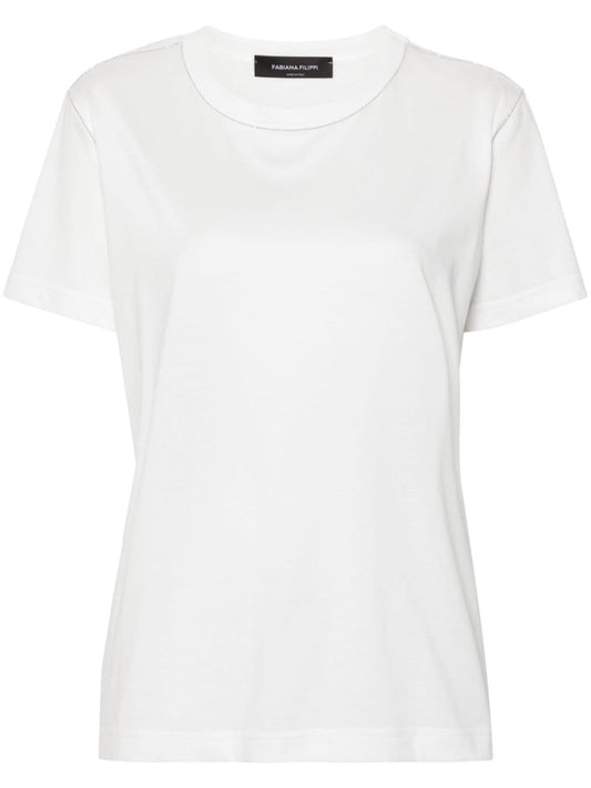 Fabiana Filippi T-shirts and Polos White Topwear Fabiana Filippi