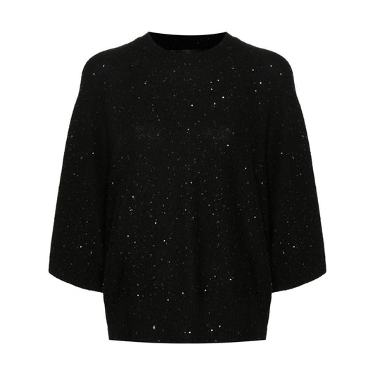 Fabiana Filippi Sweaters Black Topwear Fabiana Filippi