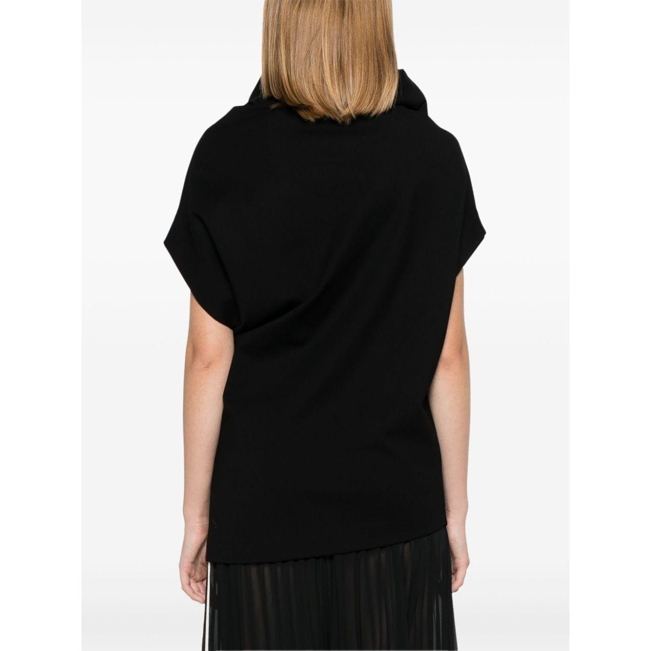 Fabiana Filippi Top Black Topwear Fabiana Filippi