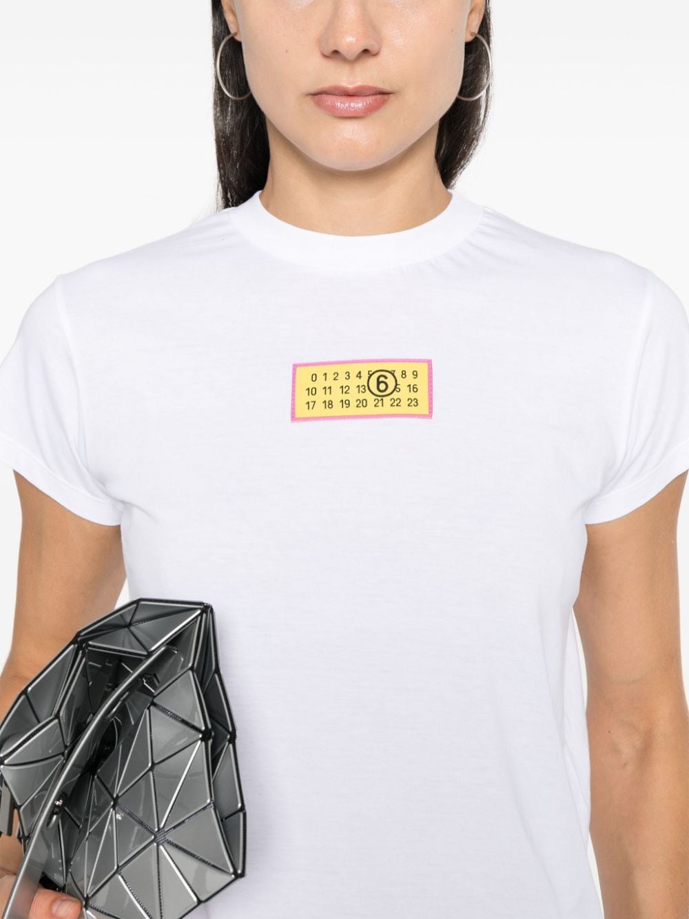 MM6 Maison Margiela T-shirts and Polos White Topwear MM6 Maison Margiela