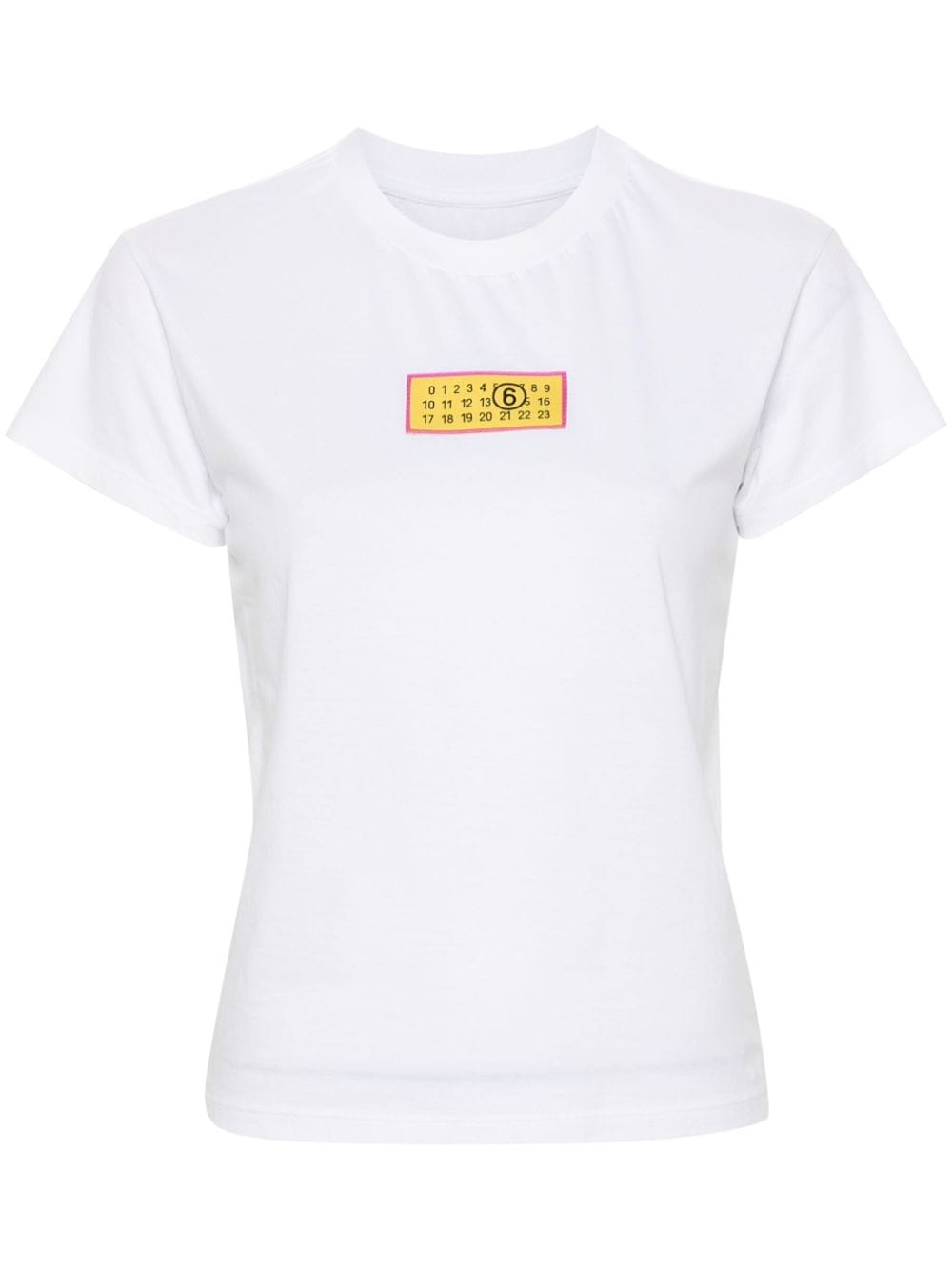 MM6 Maison Margiela T-shirts and Polos White Topwear MM6 Maison Margiela