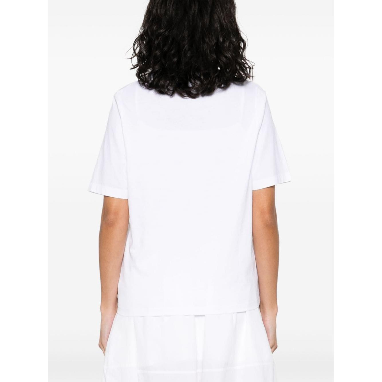 MAISON KITSUNE' T-shirts and Polos White Topwear Maison Kitsune'