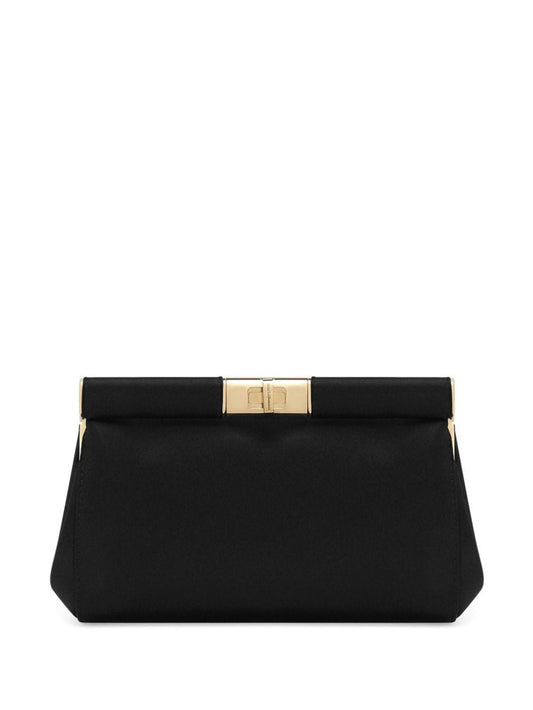 Dolce & Gabbana black leather Clutch Bag Shoulder Dolce & Gabbana