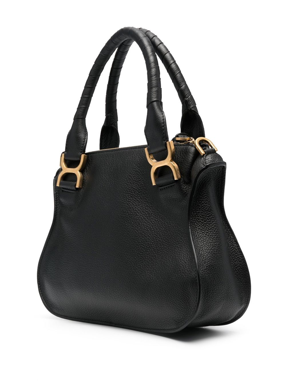 Chloè black calf leather grained Bag Handbag Chloè