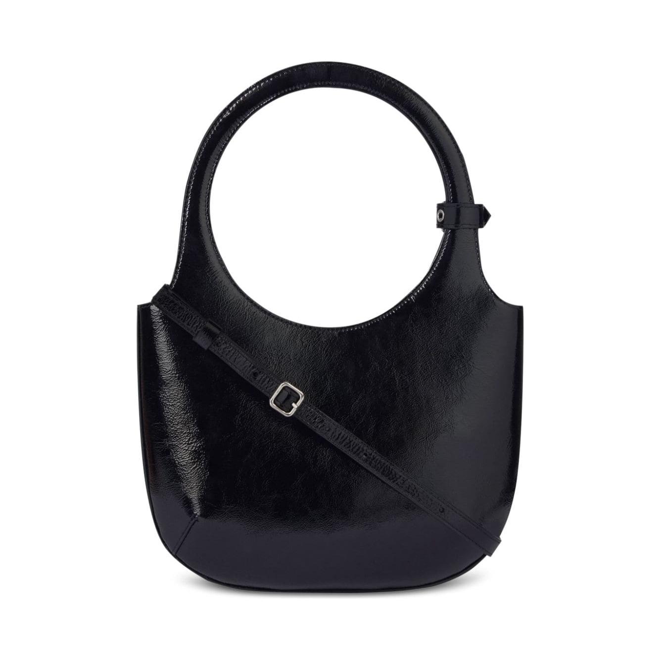 032C Courreges leather Holy Bag Black Handbag 032C