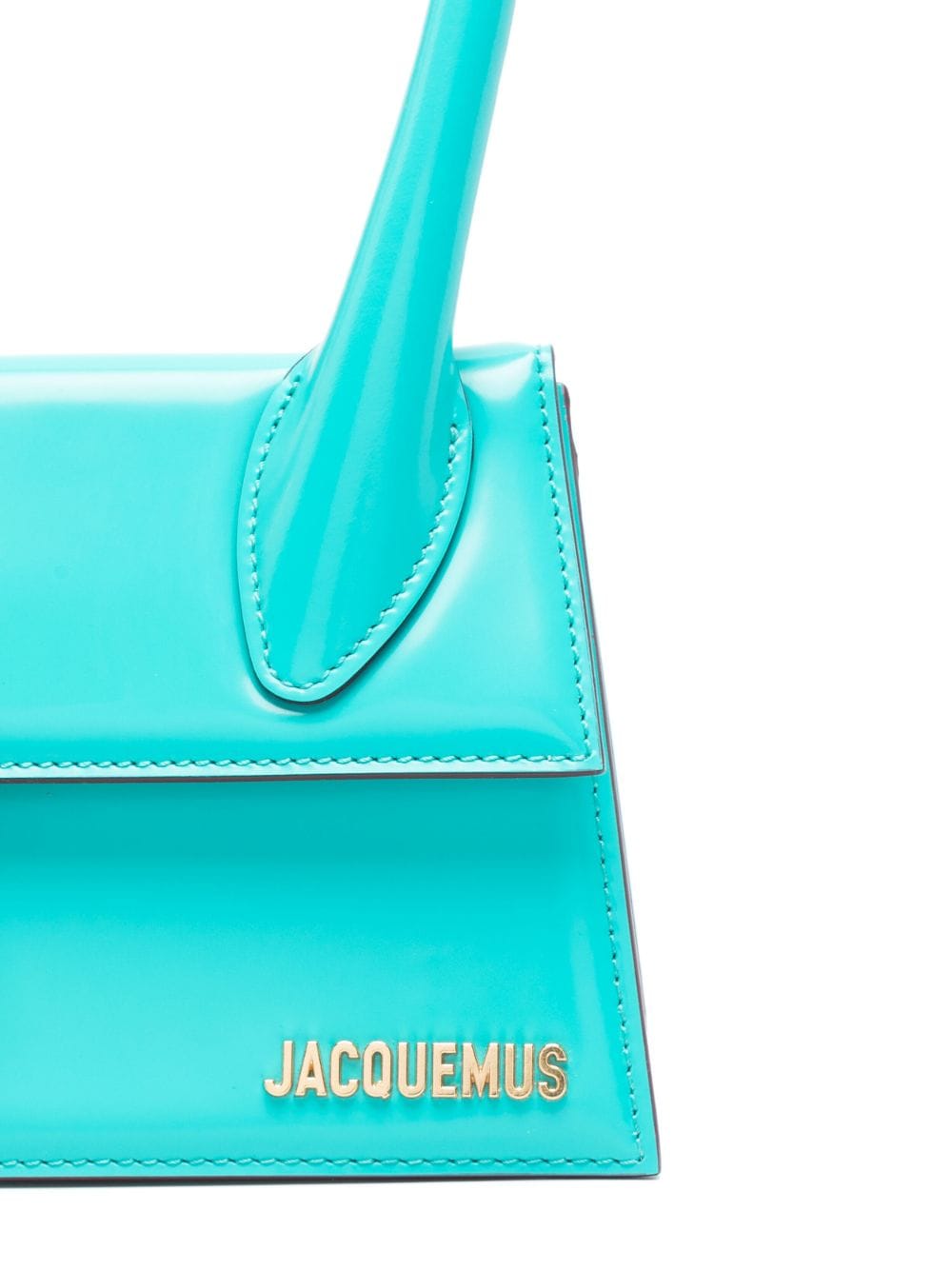 JACQUEMUS turquoise blue-green calf leather Bag Handbag JACQUEMUS