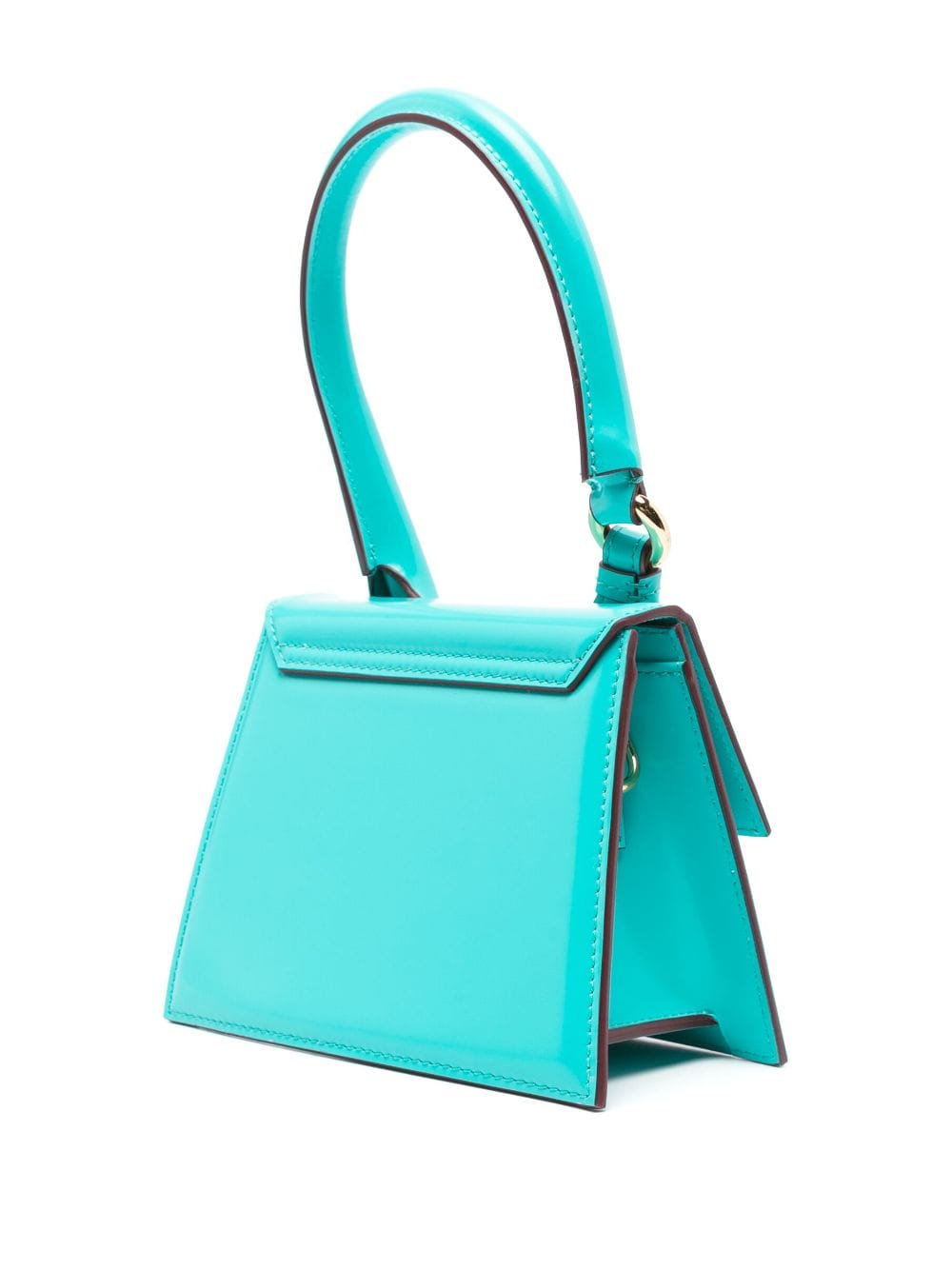 JACQUEMUS turquoise blue-green calf leather Bag Handbag JACQUEMUS