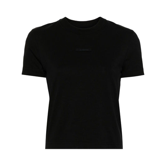 JACQUEMUS T-shirts and Polos Black Topwear JACQUEMUS