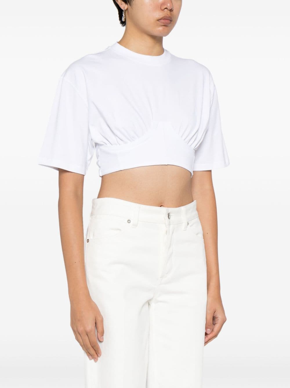 JACQUEMUS T-shirts and Polos White Topwear JACQUEMUS