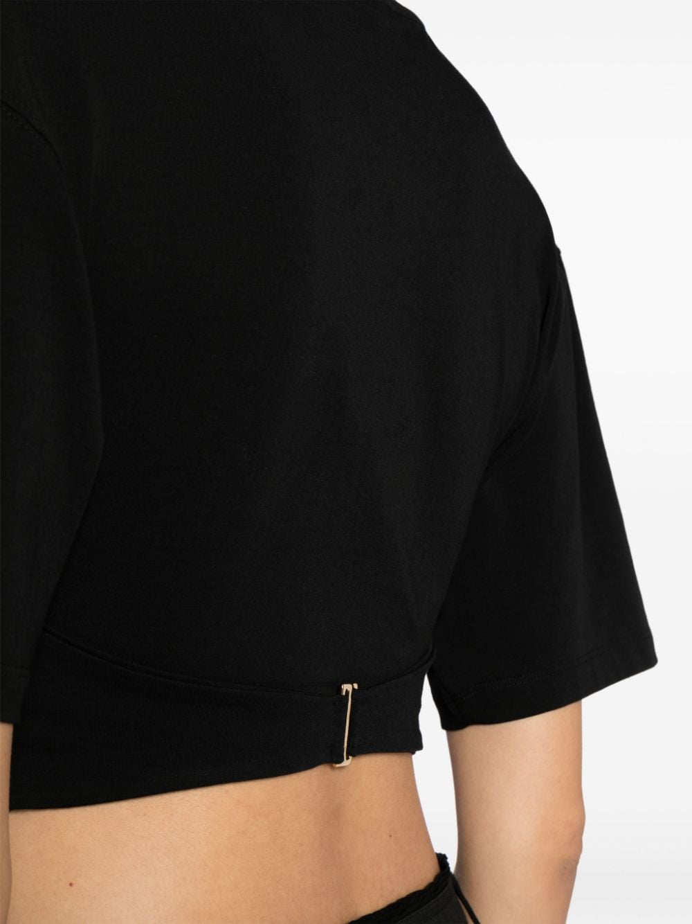 JACQUEMUS T-shirts and Polos Black Topwear JACQUEMUS